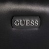 Guess, Dan, dokumentų dėklas, odinis krepšys per petį, juodas, mini, vyrams