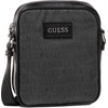 Guess, Dan, Dokumentų dėklas, Tekstilinis krepšys per petį, Juodas, HMDLJCP0317, Vyrams