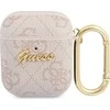 Apple AirPods Guess 4G Script Metal Collection (GUA24GSMP) ausinių dėklas rožinės spalvos