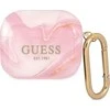 Apple AirPods 3 Guess Marble Collection (GUA3UNMP) ausinių dėklas rožinės spalvos