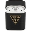 Guess Dėklas Guess GUACA2VSATMLBK Apple AirPods cover juoda/juodas Saffiano