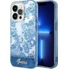 Apple iPhone 14 Pro Max Guess dėklas Porcelain Collection mėlynos spalvos
