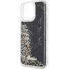 Guess GUHCP14XLCSGSGK Apple iPhone 14 Pro Max 6.7″ juodos spalvos kietas dėklas Liquid Glitter Marble