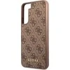Guess GUHCS23SG4GFBR S23 S911 rudos spalvos kietas dėklas 4G Metal Gold Logo