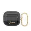 Case for headphones Guess Apple AirPods 3 Translucent Case Juodas