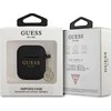 GUESS GUA2LSC4EK AIRPODS 1/2 COVER Juodas/Juodas SILICONE CHARM 4G COLLECTION
