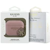Guess 4G Charm Silicone dėklas skirtas Apple AirPods Pro 3 rožinės spalvos