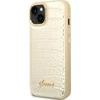 Dėklas GUESS GUHCP14MHGCRHD IPHONE 14 PLUS / 15 PLUS 6.7 "GOLD / GOLD HARDCASE CROCO COLLECTION