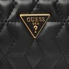 Guess, Elenia, Synthetic Leather, Mini, Textile Crossbody Bag, Juodas, QB867772, For Women