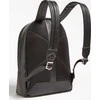Guess, Dan, Synthetic Leather, Textile Backpack, Juodas/Brown, For Men