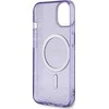 Dėklas GUESS GUHMP14MHCGUG IPHONE 14 PLUS / 15 PLUS 6.7 "PURPLE / PURPLE HARDCASE GLITTER GOLD MAGSAFE