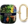 Apple AirPods ausinių dėklas Guess AirPods Flower Strap Collection (GUA2HHFLB) mėlynos spalvos