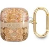Apple AirPods ausinių dėklas Guess AirPods Paisley Strap Collection (GUA2HHFLD) aukso spalvos