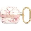 Apple AirPods 3 ausinių dėklas Guess AirPods Marble Strap Collection (GUA3HCHMAP) rožinės spalvos