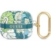 Apple AirPods 3 ausinių dėklas Guess AirPods Flower Strap Collection (GUA3HHFLN) žalios spalvos