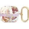 Apple AirPods 3 ausinių dėklas Guess AirPods Flower Strap Collection (GUA3HHFLU) violetinės spalvos