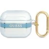 Apple AirPods 3 ausinių dėklas Guess AirPods Strap Collection (GUA3HHTSB) mėlynos spalvos