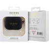 Guess GUAP2LECG4K AirPods Pro 2 (2022/2023) dėklas juodos spalvos Liquid Silicone Glitter Triangle Charm