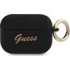 Guess dėklas, skirtas AirPods Pro GUAPSSSK juodos spalvos Silikoninis Vintage Script