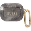Dėklas GUESS GUAPUNMK AIRPODS PRO COVER Juodas MARBLE COLLECTION