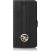 Guess Universalus dėklas GUBKLHEBK 4,6 - 5,2 juodas 4G Heritage max 14,5x7,5cm