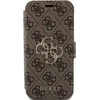 Dėklas Guess GUBKP15L4GMGBR Apple iPhone 15 Pro 6.1″ ora knyga 4G metalinis logotipas