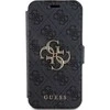 Dėklas Guess GUBKP15L4GMGGR Apple iPhone 15 Pro 6.1″ pilkos spalvos book 4G Metal Logo
