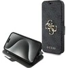 Dėklas Guess GUBKP15L4GMGGR Apple iPhone 15 Pro 6.1″ pilkos spalvos book 4G Metal Logo