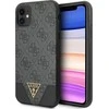 Apple iPhone 11 Guess dėklas 4G Triangle Collection GUHCN61PU4GHBK pilkos spalvos