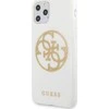 Apple iPhone 11 Pro Max Guess Hard dėklas Glitter 4G Circle Logo (GUHCN65TPUWHGLG) baltos spalvos