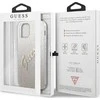 Dėklas GUESS GLITTER GRADIENT SCRIPT IPHONE 12 MINI GOLD
