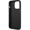 Guess GUHCP13LPS4MK Apple iPhone 13 Pro / 13 6,1″ juodos spalvos kietas dėklas Saffiano 4G Small Metal Logo