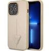 Dėklas GUESS GUHCP13LPSATLE IPHONE 13 PRO / 13 6.1 "BEIGE / BEIGE HARDCASE SAFFIANOTRIANGLE LOGO