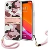 Dėklas GUESS GUHCP13MKCABPI IPHONE 13/14/15 6.1 "Rožinis / Rožinis HARDCASE CAMO STAP COLLECTION