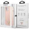 Dėklas GUESS GUHCP13SSLTGP IPHONE 13 MINI 5.4 "Rožinis/Rožinis HARDCASE SILICONE TRIANGLE