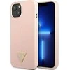 Dėklas GUESS GUHCP13SSLTGP IPHONE 13 MINI 5.4 "Rožinis/Rožinis HARDCASE SILICONE TRIANGLE