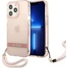 Dėklas Guess Translucent Stap Case for iPhone 13 Pro Max - Rožinė