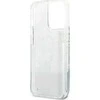 Guess GUHCP13XLFLSN Apple iPhone 13 Pro Max 6,7″ žalias kietas dėklas Flower Liquid Glitter