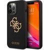 Dėklas Guess GUHCP13XLS4GGBK iPhone 13 Pro Max6,7" juoda/juodas hard case Silicone 4G Logo