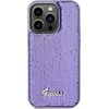 Guess GUHCP13XPSFDGSU Apple iPhone 13 Pro Max 6.7″ violetinės spalvos kietas dėklas Sequin Script Metal