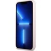 Apple iPhone 13 Pro Max Guess dėklas Silicone Triangle (GUHCP13XSLTGU) violetinės spalvos