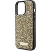 Dėklas GUESS GUHCP15LPFGSBSD IPHONE 15 PRO 6.1 "Geltonas/Geltonas HARDCASE RHINESTONE METAL LOGO