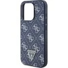 Guess GUHCP15LPG4GPB Apple iPhone 15 Pro 6.1″ mėlynas kietas dėklas 4G Triangle Metal Logo