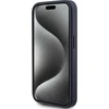 Guess GUHCP15LPG4GPB Apple iPhone 15 Pro 6.1″ mėlynas kietas dėklas 4G Triangle Metal Logo