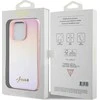 Dėklas GUESS GUHCP15LPSAIRSP IPHONE 15 PRO 6.1 "Rožinis/Rožinis HARDCASE SAFFIANO IRIDESCENT SCRIPT