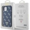 Guess GUHCP15MPG4GPB Apple iPhone 15 Plus / 14 Plus 6.7″ mėlynas kietas dėklas 4G Triangle Metal Logo