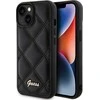 Dėklas GUESS GUHCP15SPSQSQSK IPHONE 15/14/13 6.1 "Juodas / Juodas HARDCASE QUILTD METAL LOGO