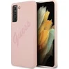 Samsung Galaxy S21 Ultra Guess dėklas Script Vintage (GUHCS21LLSVSPI) rožinės spalvos