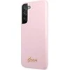 Guess GUHCS22MLSLMGLA S22+ S906 lavender kietas dėklas Silicone Script Metal Logo