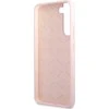 Guess GUHCS22MLSLMGLA S22+ S906 lavender kietas dėklas Silicone Script Metal Logo